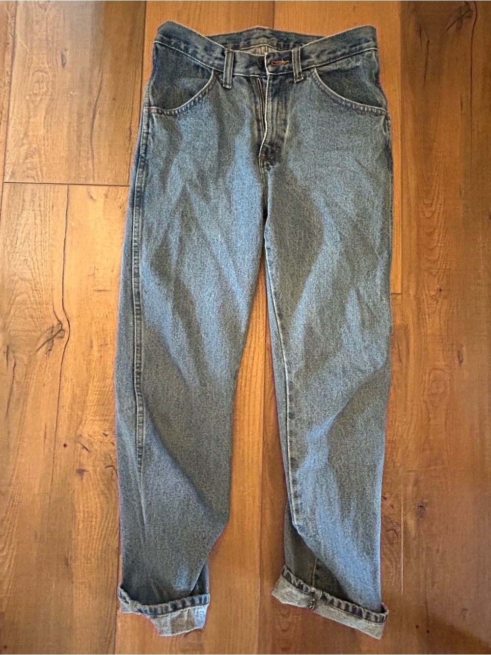 Vtg Rustler Men's Blue Denim Jeans- S 29
